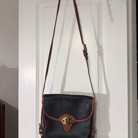 Dooney & Bourke Black and Brown Leather vintage Bag - Picture 3 of 8